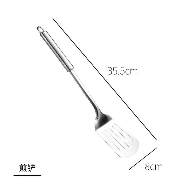 자석 원형 손잡이가 있는 0.6mm 튀김 주걱