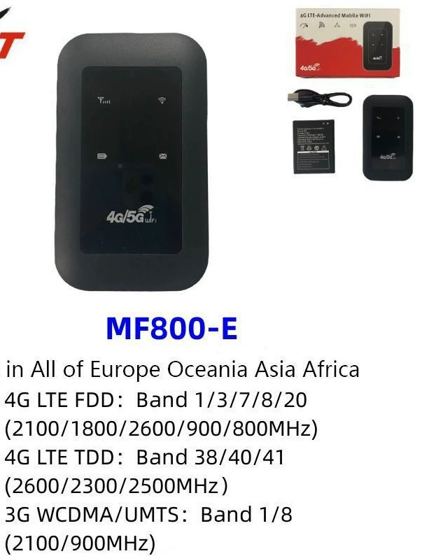 MF800 Black Paper Move MIFI авто-портативный WiFi-адаптер — батарейная модель 1/3/5/40, 4G маршрутизатор