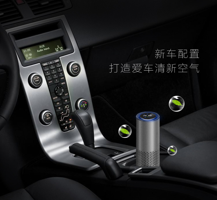 Car Air Purifier Filter Element for Formaldehyde Removal, Indoor Disinfection and Purification, Handheld Sensor, Wholesale Car-Use Negative Ions