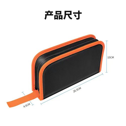 Portable hand tool bag Oxford cloth repair bag multi-function tool storage bag hard plate storage bag wholesale