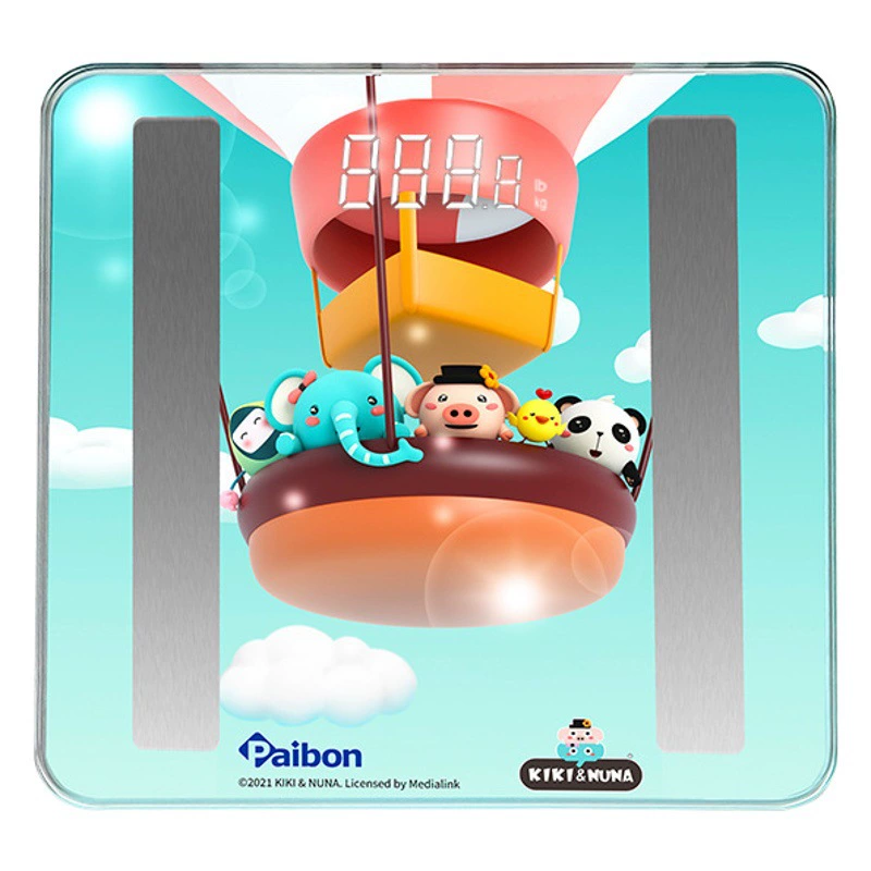 Розничная и оптовая продажа: Умные весы Qiqi-Nuna с USB-зарядкой для измерения жира в организме, домашние электронные весы, умные весы в стиле аниме для контроля здоровья человека