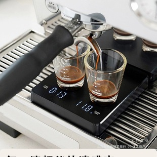 Hand-Brewed Coffee Digital Scale Household Kitchen Scale Small Coffee Bean Weigher Automatic Timing Gram Scale for Home Daily Use