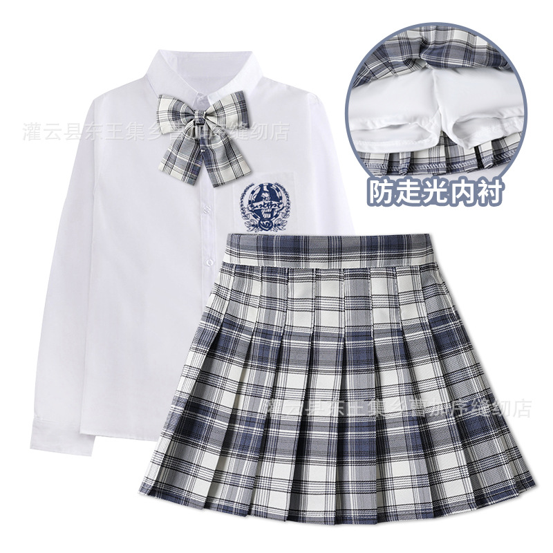 Skirt, long-sleeve, sleeves, set