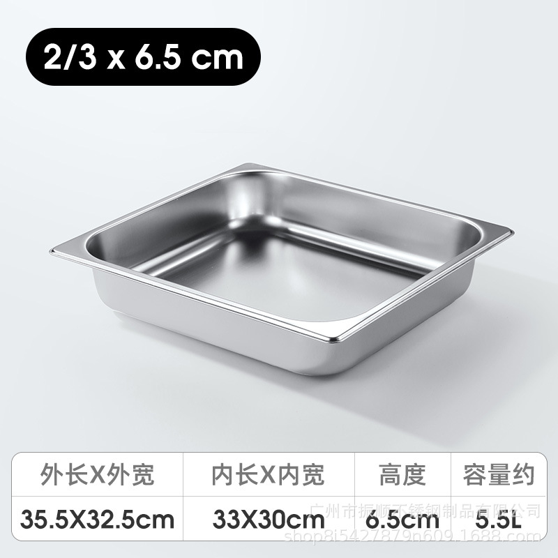 Bandejas de Acero Inoxidable para Comida – Rectangulares, con Base Térmica, Ideal para Buffet o Comedores