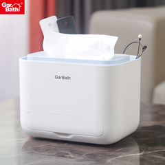 Japanese-style desktop tissue box, household tissue holder, living room coffee table tissue dispenser, remote control storage stand, multi-purpose organizer shelf