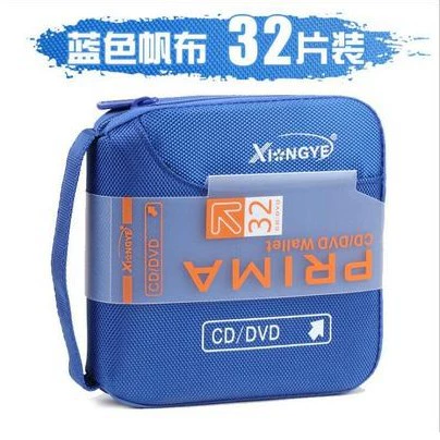 Xiongye холст CD-ROM сумка 32/64/96 штук автомобильный компакт-диск сумка сумка CD сумка cd сумка DVD чехол для хранения бесплатная доставка