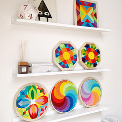 兒童早教啟蒙玩具木製趣味七巧板教具開發智力異性拼圖拼板 玩具