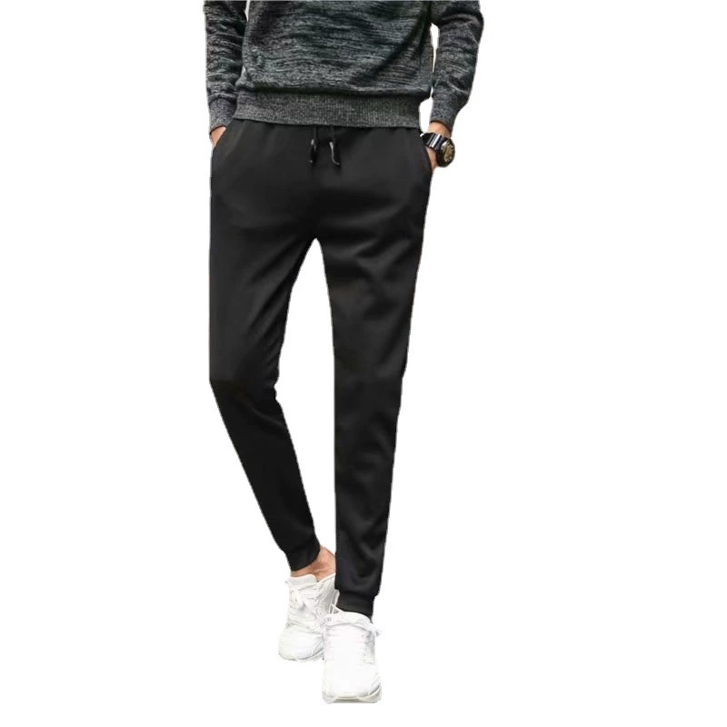 Demi-season warm sports trousers, increased thickness, wholesale
