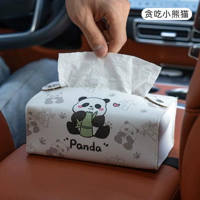 Car tissue box/set box hanging chair back car - greedy-little-panda