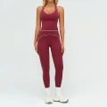 7028 vest + 7028 trousers—cherry red