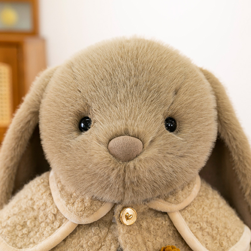 ぬいぐるみショールウサギかわいいぬいぐるみ人形結婚式の装飾品ガールフレンドのための布人形ギフト|undefined