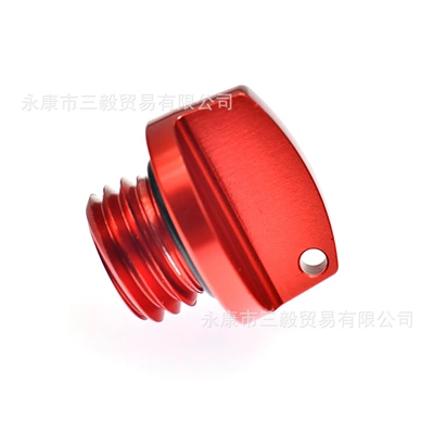 Motorcycle M20*2.5 Oil Hole Refueling Screw Suitable for Honda, Yamaha, Kawasaki, Ducati Scooters (Motosiklet ləvazimatları və aksesuarları) - red