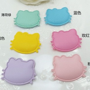 DIY Hair Accessories Accessories Pu Fresh Color Cute Cat Head Style Classic Kidsren's Headwear Hairpin Gift Set