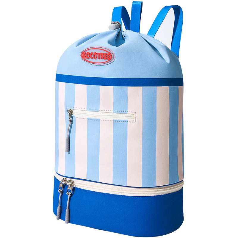 KK Tree Bolsa de natación para niños Bolsa de almacenamiento de separación húmeda y seca Mochila portátil para niños y niñas Bolsa impermeable para baño en la playa
