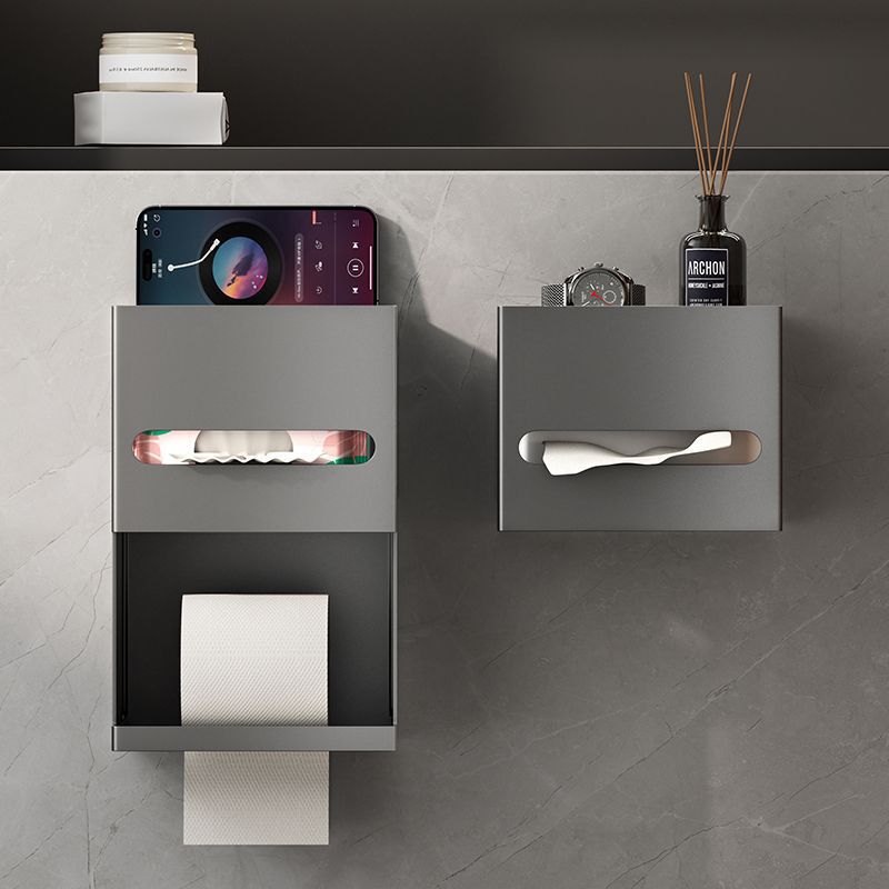Wall-Mounted Tissue Box for Home Bathroom, Punch-Free Paper Holder for Toilet and Bathroom, Wall-Mounted Storage Rack for Toilet Paper Wall-Mounted Tissue Box for Home Bathroom, Punch-Free Paper Holder for Toilet and Bathroom, Wall-Mounted Storage Rack for Toilet Paper
