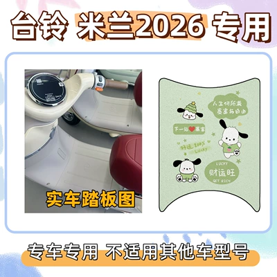 Specialized Decorative Floor Mats: Electric vehicle foot mat - pacha-dog-green-taiwan-bell-milan-2026