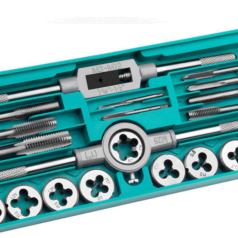 Manual de grifo conjunto de dientes de toque herramienta de alambre llave de toque de dientes artefacto de rosca de alambre macho diente abierto broca de toque