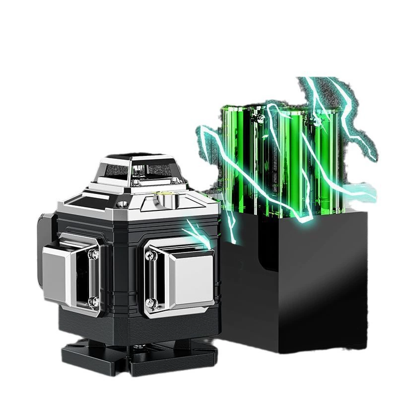 Автоматический прибор Anping 12-строчный лазерный уровень Инструмент Высокая точность 16 строк Потолок Линия Ритсы Открытие на открытом воздухе Зеленая светлая паста стена
