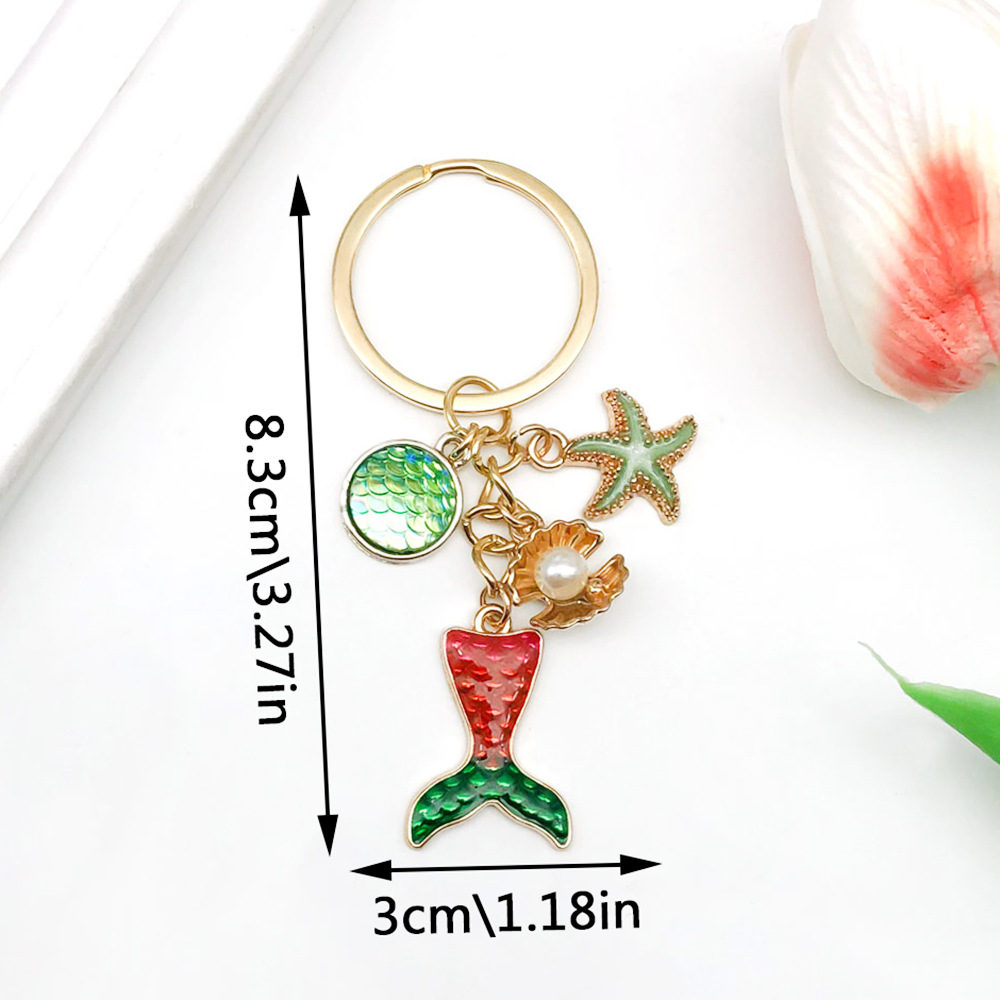 Holiday, Banquet, Daily Occasion 1 Piece 1 Set Bag Cherry Car Keychain Zinc Alloy Shell Unisex Elegant Keychain