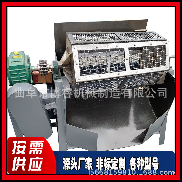 除锈翻新滚筒抛光机 大型铁件去毛刺研磨机五金件去油锈机