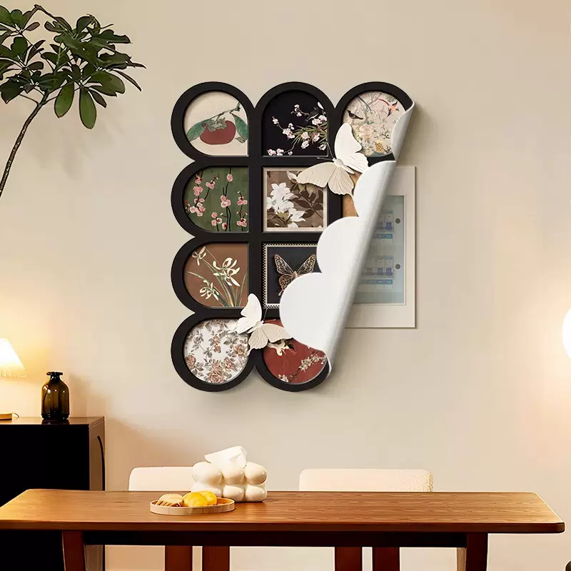 中古风电表箱装饰画餐厅电闸箱信号箱遮挡挂画高级感磁吸配电箱画