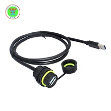 M20RJ45防水连接器端子线网络对线接头USB3.0 IP68防水接头厂家