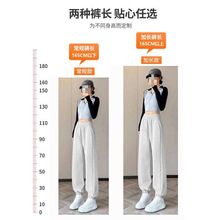 时尚棉加贝尔运动裤裤子PUELLA百搭华宽松休闲春季女穿长拉夏绒外