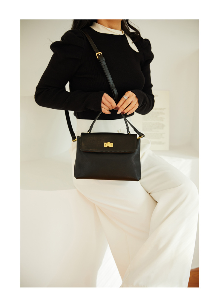 Small Square Crossbody Bag Women's Shoulder Bag Soft Leather_voghion.com
