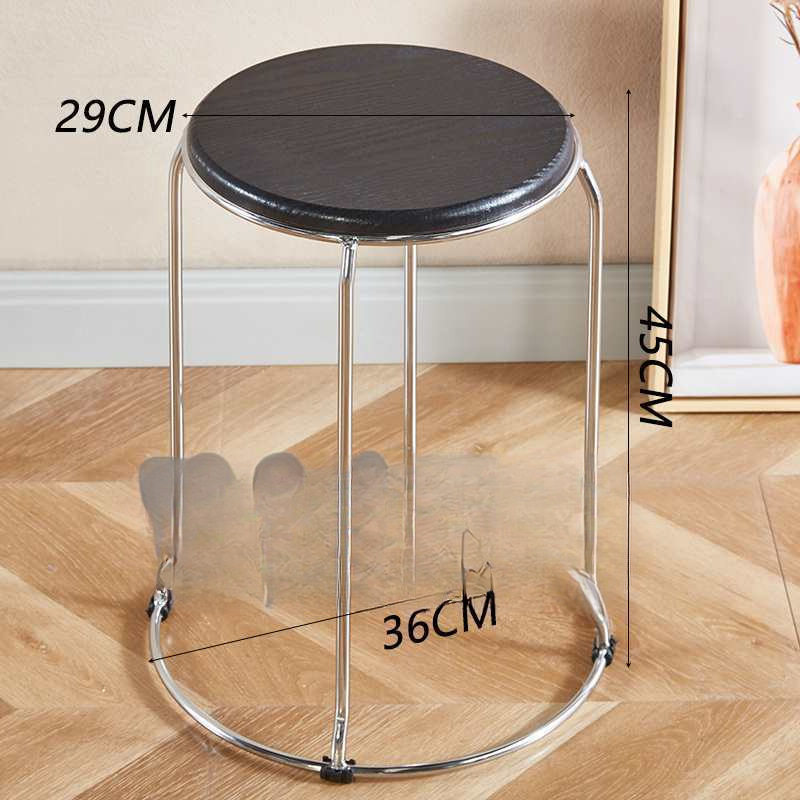 [높이 45cm ] 특두꺼운 4단 흑색 나뭇결(밀도판)