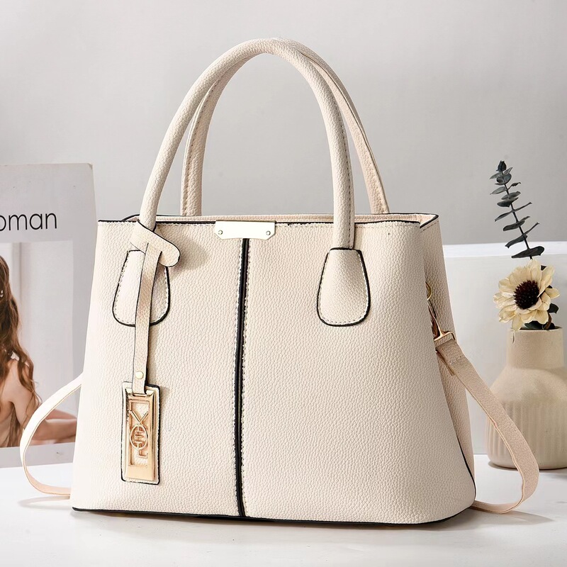 Foreign trade women's bag simple shoulder bag pu leather handbag wholesale large capacity messenger bag wire tag bag Foreign trade women's bag simple shoulder bag pu leather handbag wholesale large capacity messenger bag wire tag bag