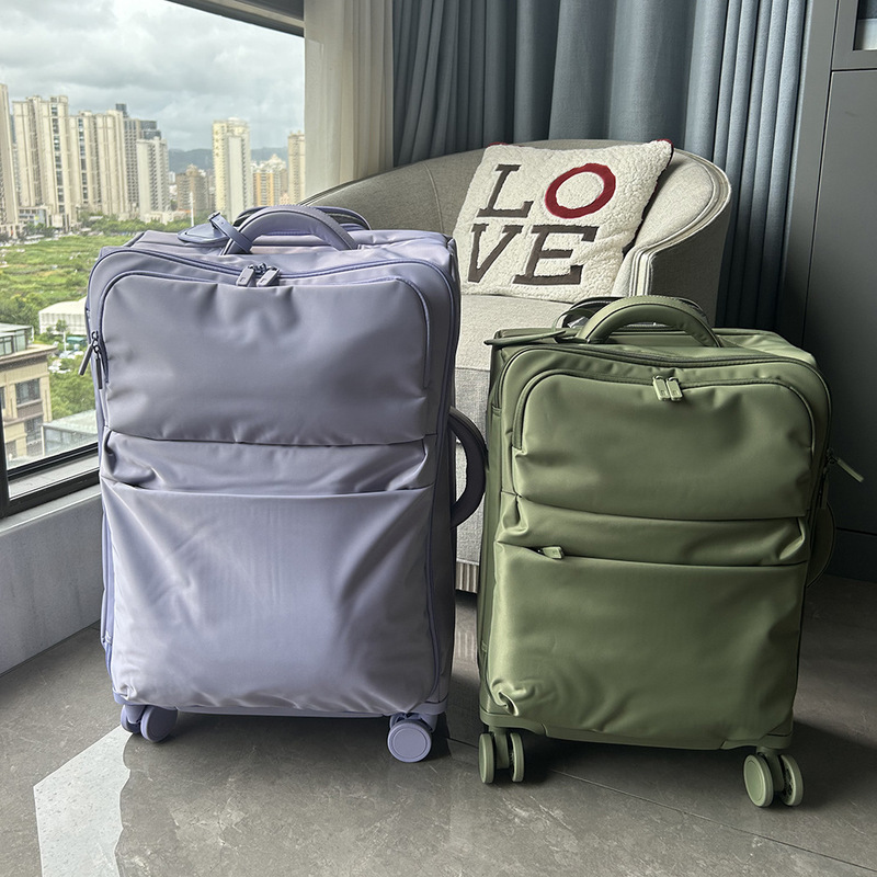 Ultra-Light Trolley Case 28inch Box Luggage Women's 24inch Oxford Cloth Waterproof Suitcase Student Lightweight Boarding Case