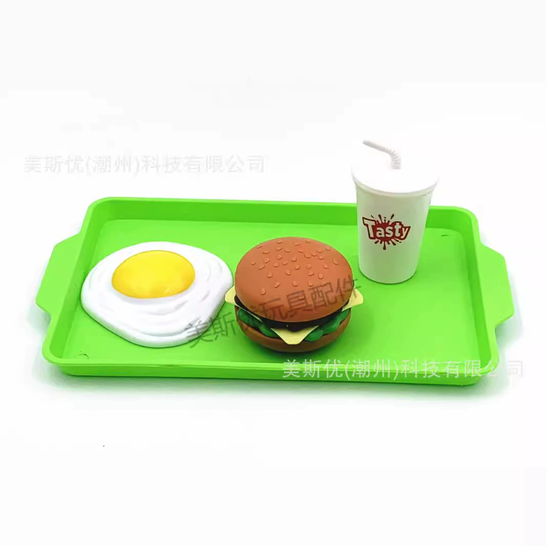 Прямоугольная тарелка Фрукты и Овощи Пищевая тарелка Кухня Аксессуары для посуды Игрушка Семейная игрушечная тарелка