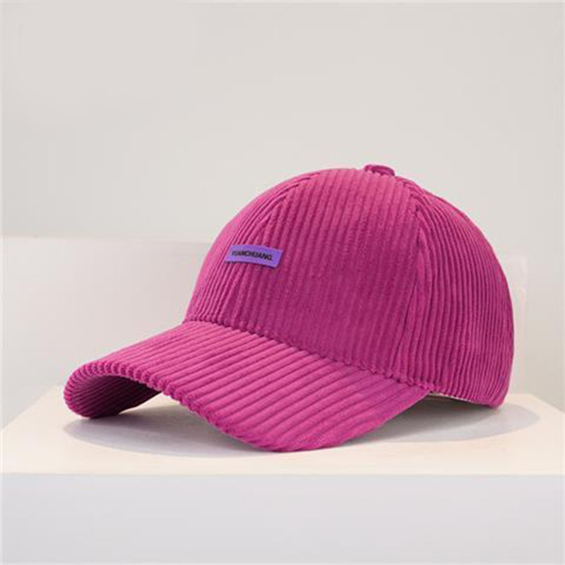 2022 New Autumn/Winter Light Board Corduroy Women's Baseball Korean Duck Tongue Hat_voghion.com