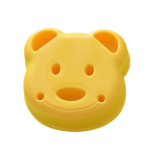Cartoon bear sandwich mold Children's DIY breakfast toast bread mold rice ball maker manufacturer