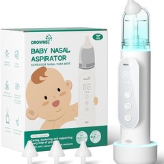 Amazon の人気商品 GROWNSY ベビー鼻吸引器 アップグレードされたベビー鼻吸引器 電動鼻吸引器