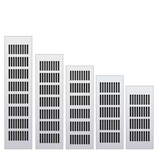 Cabinet Aluminum Alloy Breathable Net Rectangular Breathable Hole Decorative Cover Stove Heat Dissipation Hole Cover Shoe Cabinet Wardrobe Ventilation Net