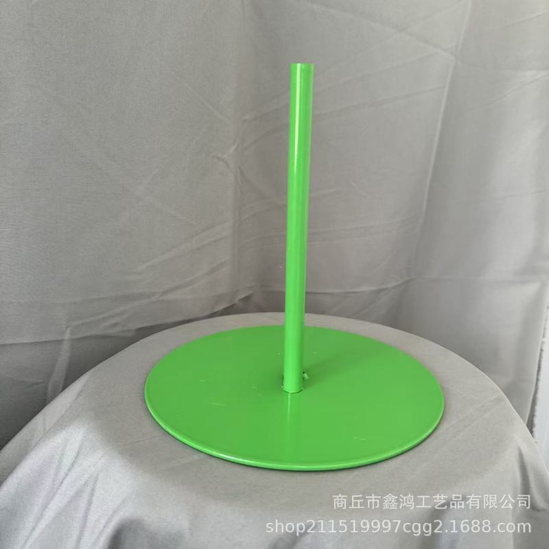 新しい紙花アートベース、結婚式用小道具、鉄製円盤ベース、巨大な紙花アート素材、花茎、スチール製ベース|undefined