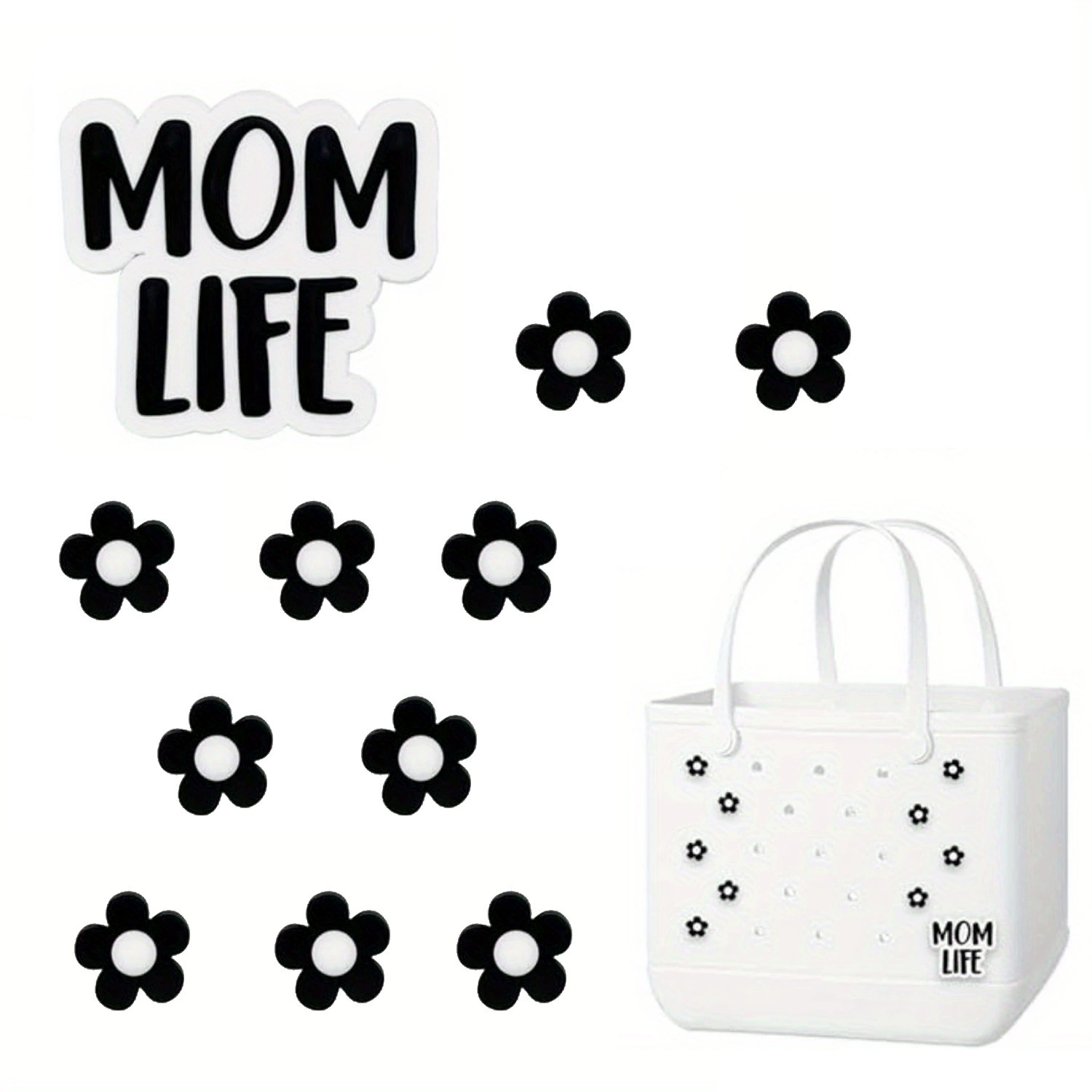 Momlife Mommy пляжная сумка AM, аксессуары, сумка Bogg с отверстиями