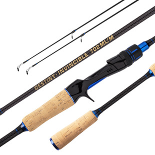 Carbon Double Slightly M ML Luya Rod Set Straight Handle Spinning Wheel Gun Handle Water Drop Wheel Weihai Fishing Rod Luya Rod
