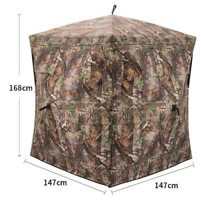 Cross-border outdoor tent, camouflage, stealth, deer and turkey hunting, photography, birdwatching, and concealment shelter (Avtomobil dam çadırları) - 270-see-through-camouflage-1-3-people