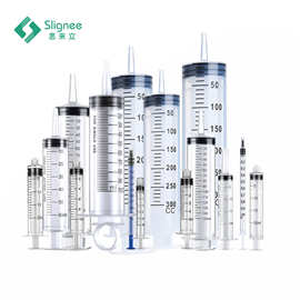 全规格塑料注射器手推式螺口直口针管英文带刻度抽墨点胶注射针筒