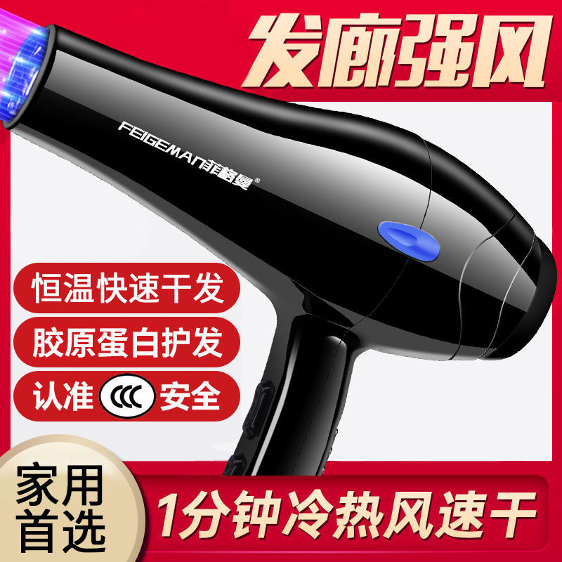 Hair dryer for hair salon household high-power barber shop does not hurt hair student dormitory mute hot and cold electric hair dryer