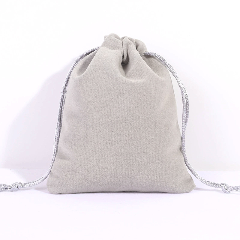 Bolsa de terciopelo negro personalizada secador de pelo bolsas de almacenamiento joyería bolsas de terciopelo bolsas de cuerda