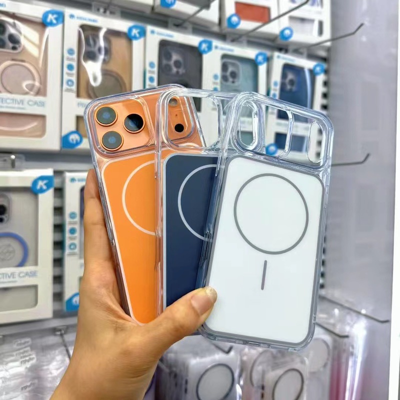 适用iPhone17pro橙色原机壳苹果17promax手机壳磁吸Magsafe保护壳|undefined