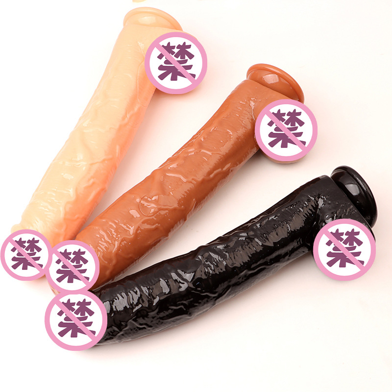 30cm Realistic Dildo with Suction Cup, TPE Dual-Use Vaginal and Anal Toy — detail image 9