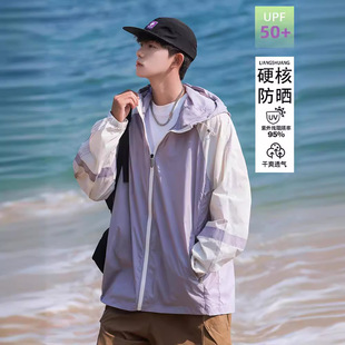 Huagang Camel Outdoor Sun Protection Clothing for Men and Women in Summer Ice Silk Breathable Anti-Uv Casual Light Sun Protection Clothing Jacket