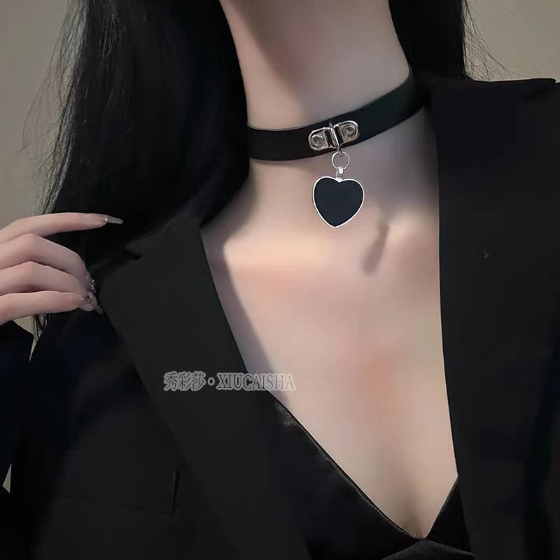 Maid Chain Collar with Traction Rope, Yellow Neck Belt for Couples — detail image 8