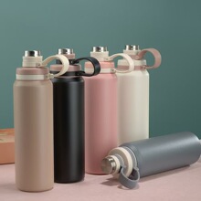 亚马逊新款时尚运动水杯户外保冷便携手提杯304不锈钢保温杯批发