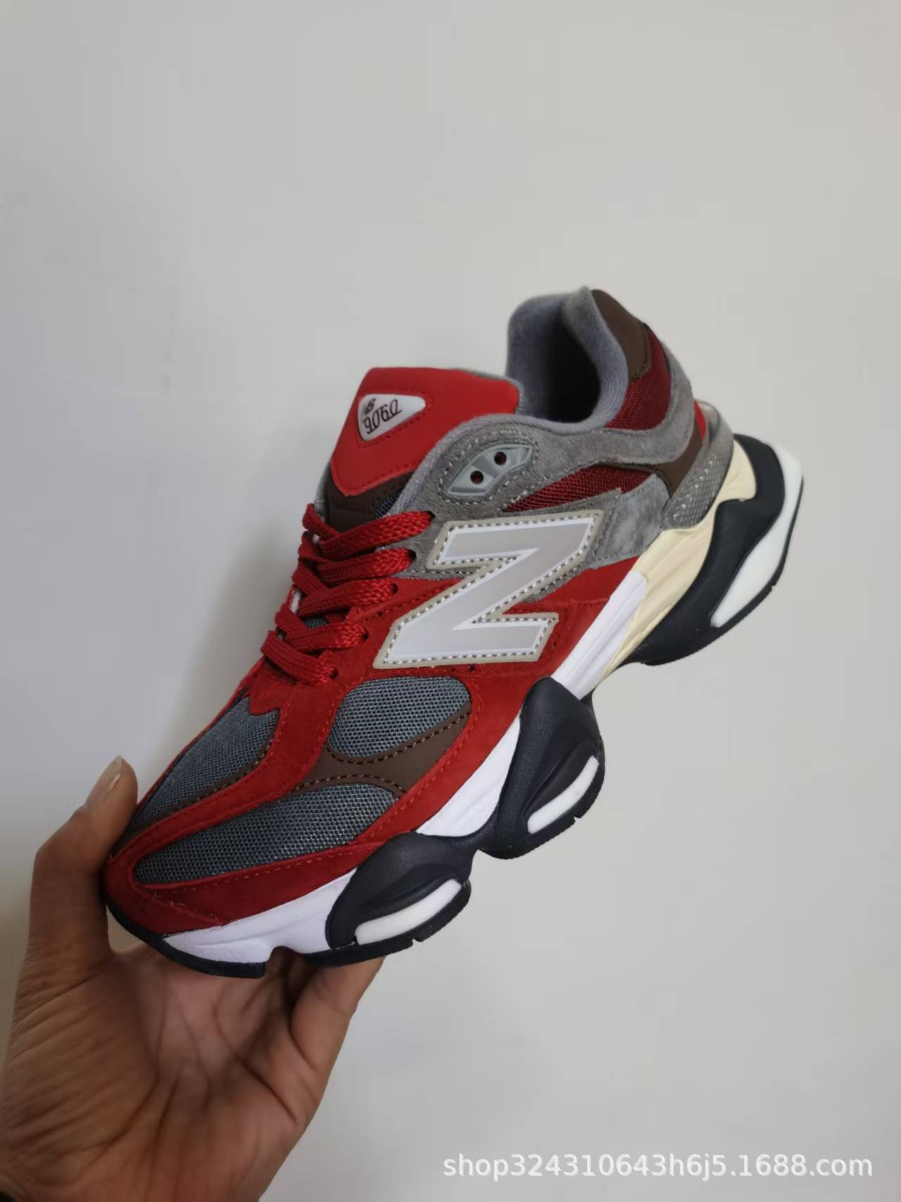 Fabricante Putian venta directa nb9060 milenio pezuña de elefante para hombres y mujeres con una base gruesa elevación deportiva de tendencia milenial para correr