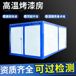 高温烤漆房固化炉全套喷塑设备家具喷漆静电喷涂设备 智能高温房
